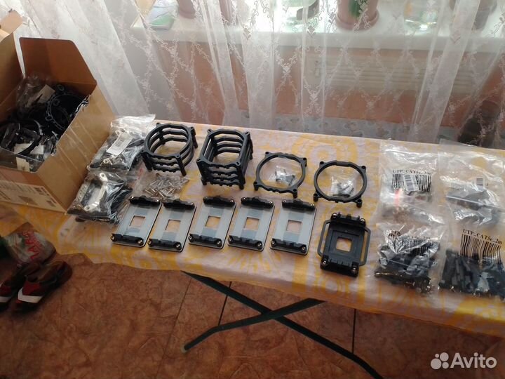 Кольца крепление для intel amd рамка socket провод