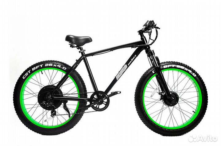 Электровелосипед, фэтбайк Медведь 500x1500