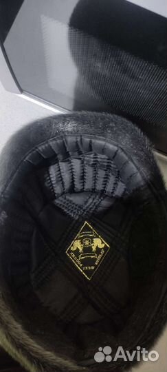 Меховая мужская кепка