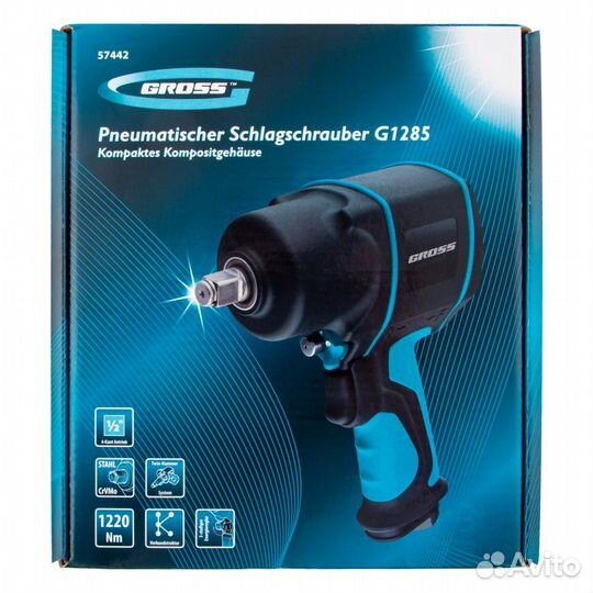 Гайковерт пневматический ударный gross G1285