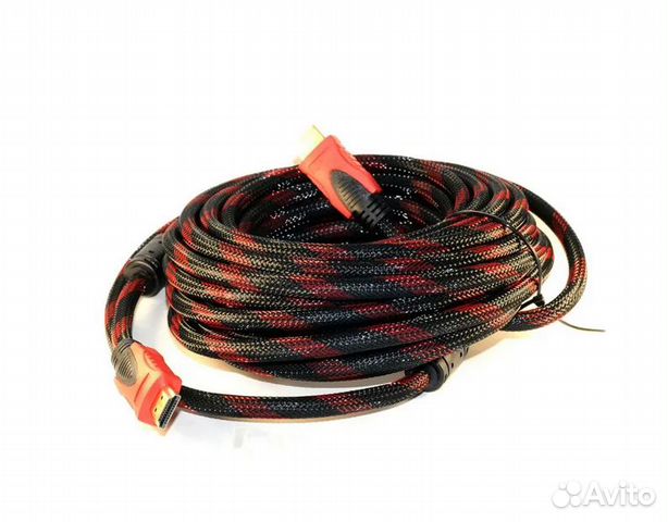 Кабель hdmi-hdmi в мет. оплётке (защита от помех)