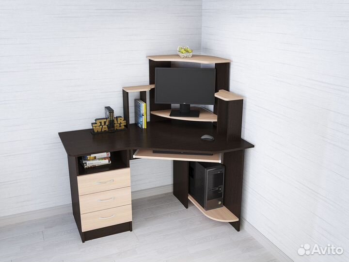 Компьютерный стол Грета 7 венге