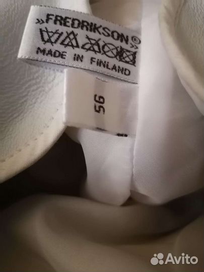 Кепка детская кожаная