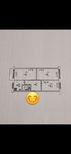 3-к. квартира, 63 м², 5/5 эт.