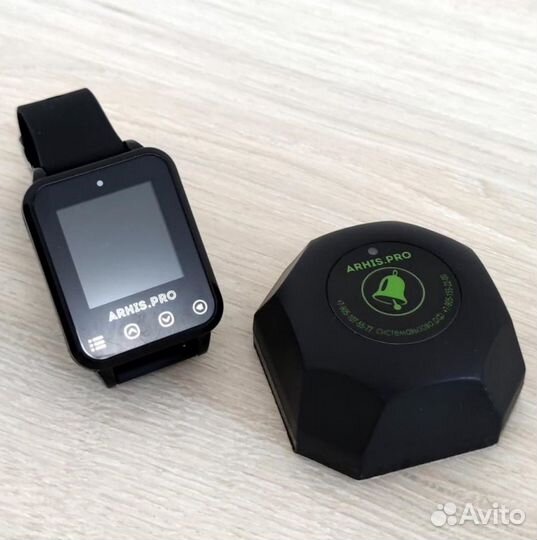 Кнопка вызова модель Бургер и пейджер на руку