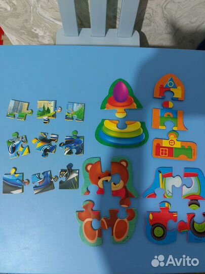 Пазлы объемные, мягкие для малышей