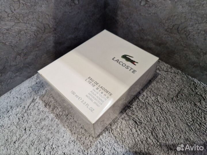 Духи Мужские Lacoste (Лакост) L.12.12 Blanc 100ml