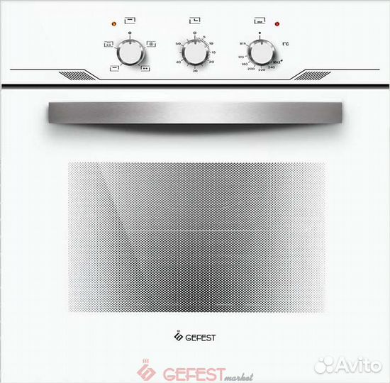 Духовка газоэлектрическая Гефест дгэ 621-01 Б