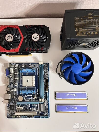 Материнская плата Gigabyte ga- f2a75m-hd2