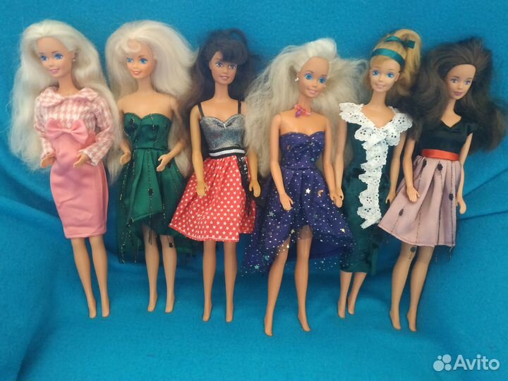 Брюки топы платья комплекты одежда барби