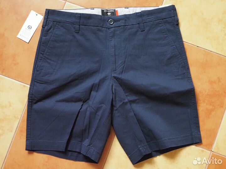 Шорты Dockers т/синие новые 32w и 34w