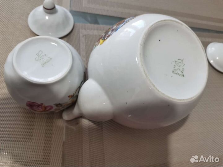 Ваза,ссср Зав. Чайник, Банки сып.,пары, тарелки