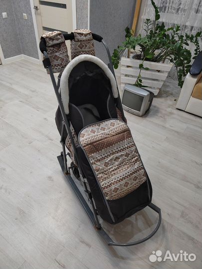 Детские санки коляска бу