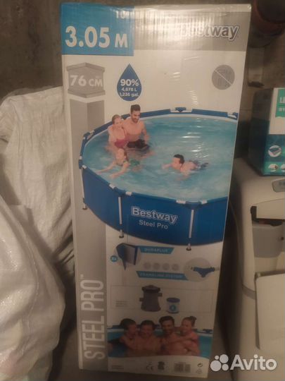 Каркасный бассейн новый