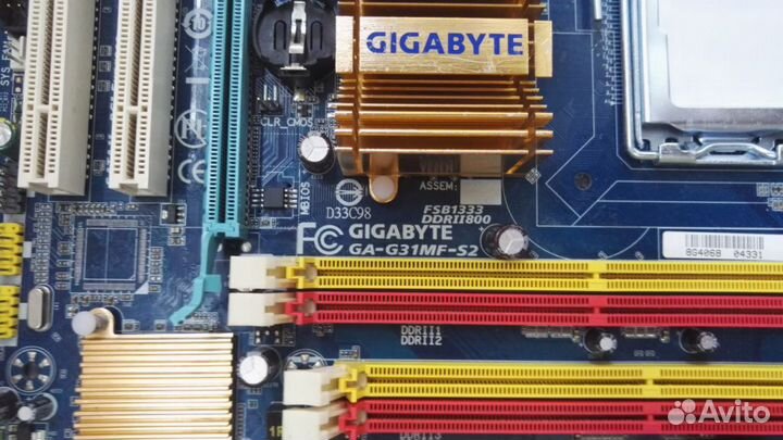 Материнская плата gigabyte GA-G31MF-S2