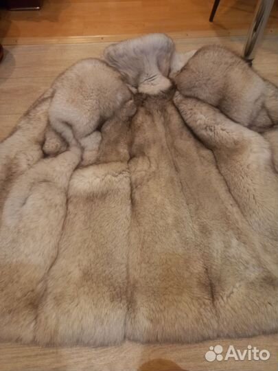 Шуба из песца- жилет автоледи