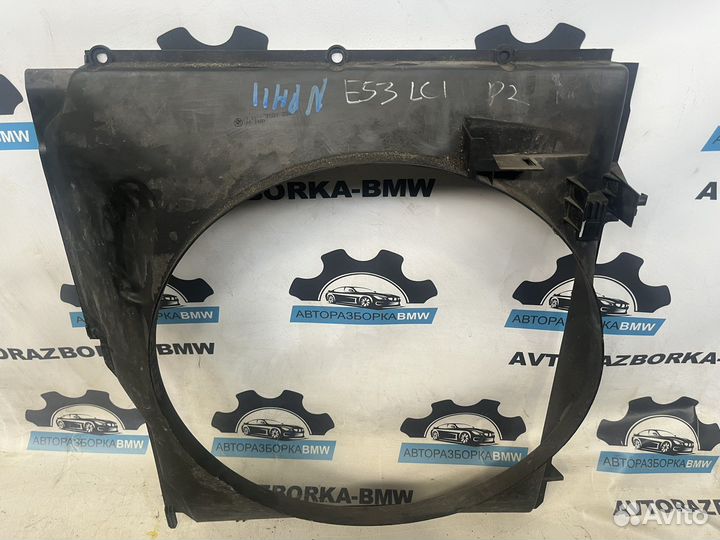 Диффузор радиатора bmw x5 е53