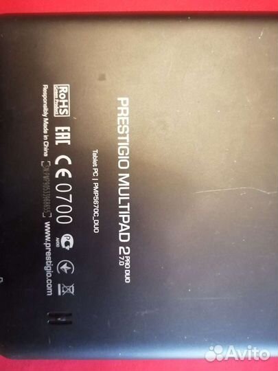 Планшет prestigio multipad 2
