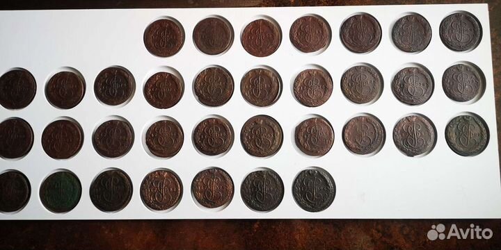 Монеты Екатерина 2 с 1763 по 1796