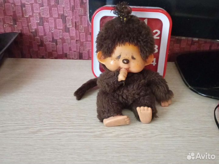 Мягкая игрушка обезьяна ГДР СССР