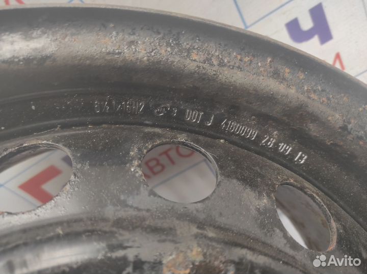 Диск штампованный R16 5*114.3 1 шт