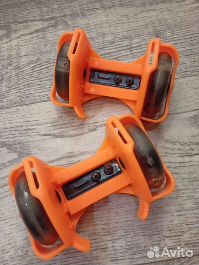 Ролики на обувь (на пятку) детские