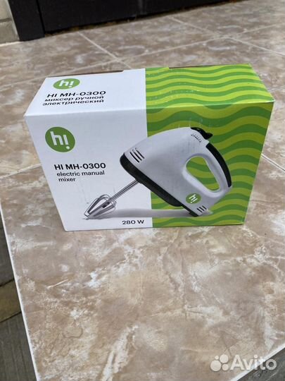 Миксер кухонный ручной новый