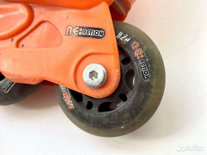 Раздвижные детские ролики Reaction размер 30-33