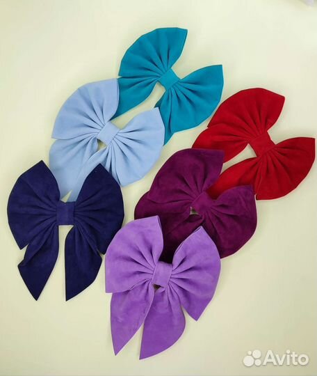 Бант заколка большой