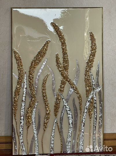 Панно «Люпины» из эпоксидной смолы