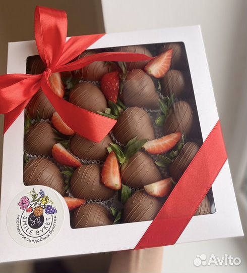 Клубника в шоколаде/клубничные букеты с доставкой