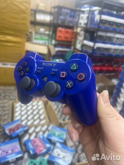Геймпад для ps3 sony dualshock 3 оптом синий