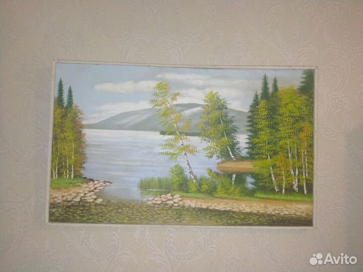 Северный пейзаж(хост, масло)