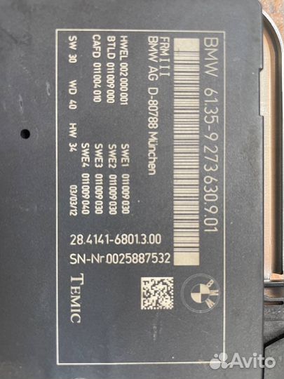 Продается блок диодных фар BMW F06, F12, F13