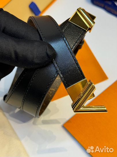 Ремень кожаный Louis Vuitton