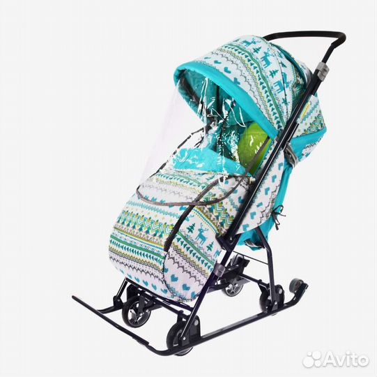 Детские санки коляска ника
