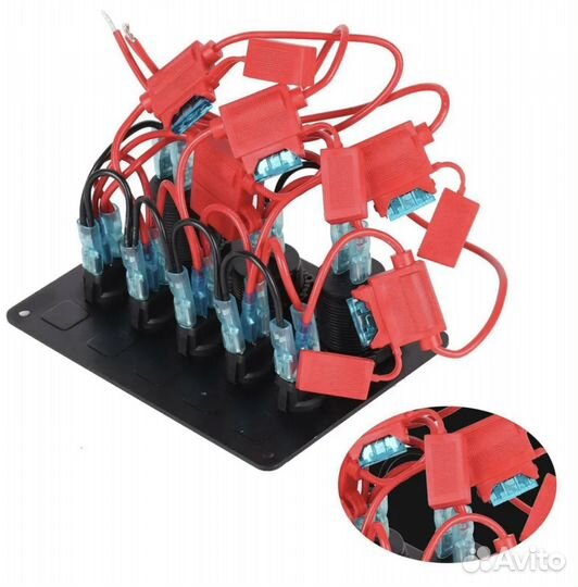 Панель для лодок на 5 выключателей