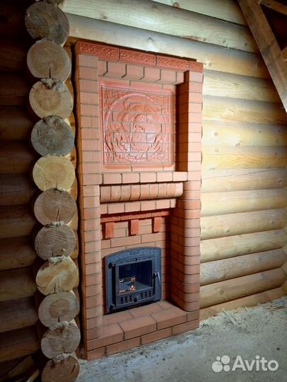 Печник. Кирпичная Печь с панно