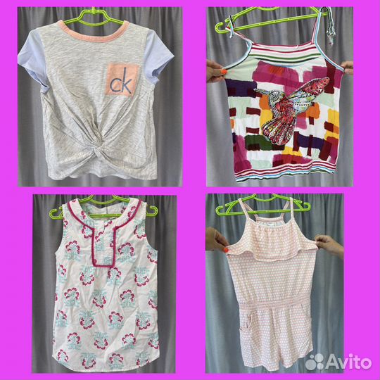 Футболка, комбинезон, майка для девочки