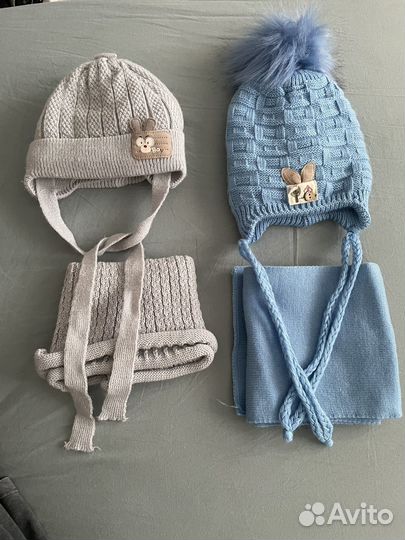 Шапки детские зимние