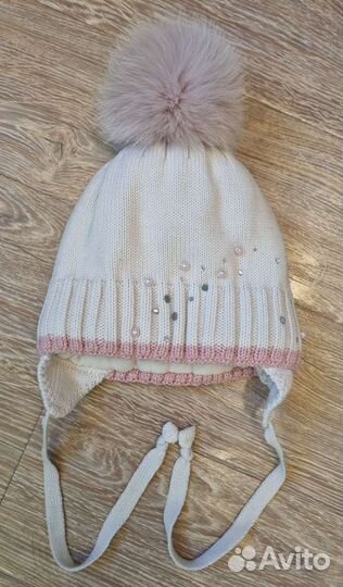Шапка barbaras зимняя на девочку рр. 50-52