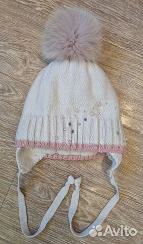 Шапка barbaras зимняя на девочку рр. 50-52
