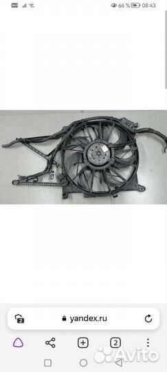 Диффузор вентилятора охлаждения Опель астра g