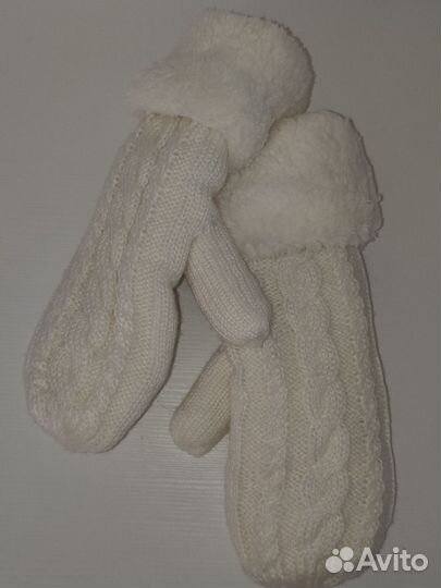 Варежки зимние женские