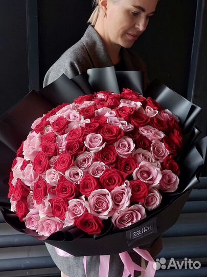 Розы 101 роза цветы и букеты с доставкой
