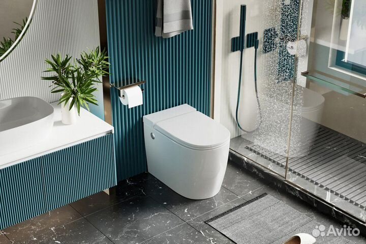 Унитаз приставной Abber Bequem AC1114P импульсный