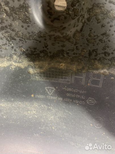 Подкрылок задний правый Актион SsangYong Actyon