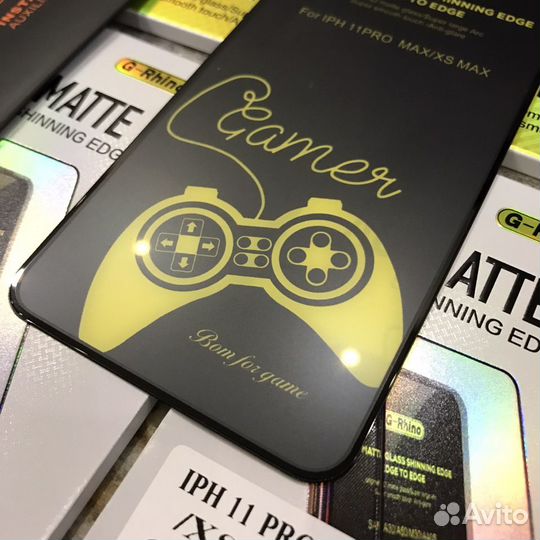 Матовое стекло для iPhone премиум класса