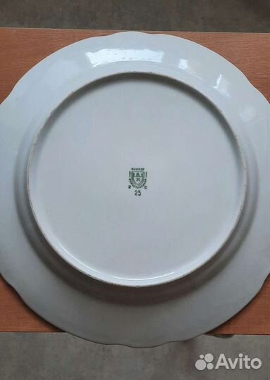 Фарфоровое блюдо большое СССР
