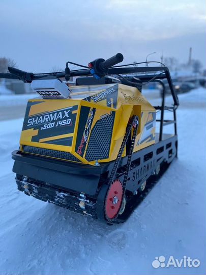Компактный мотобуксировщик Sharmax 20 л.с